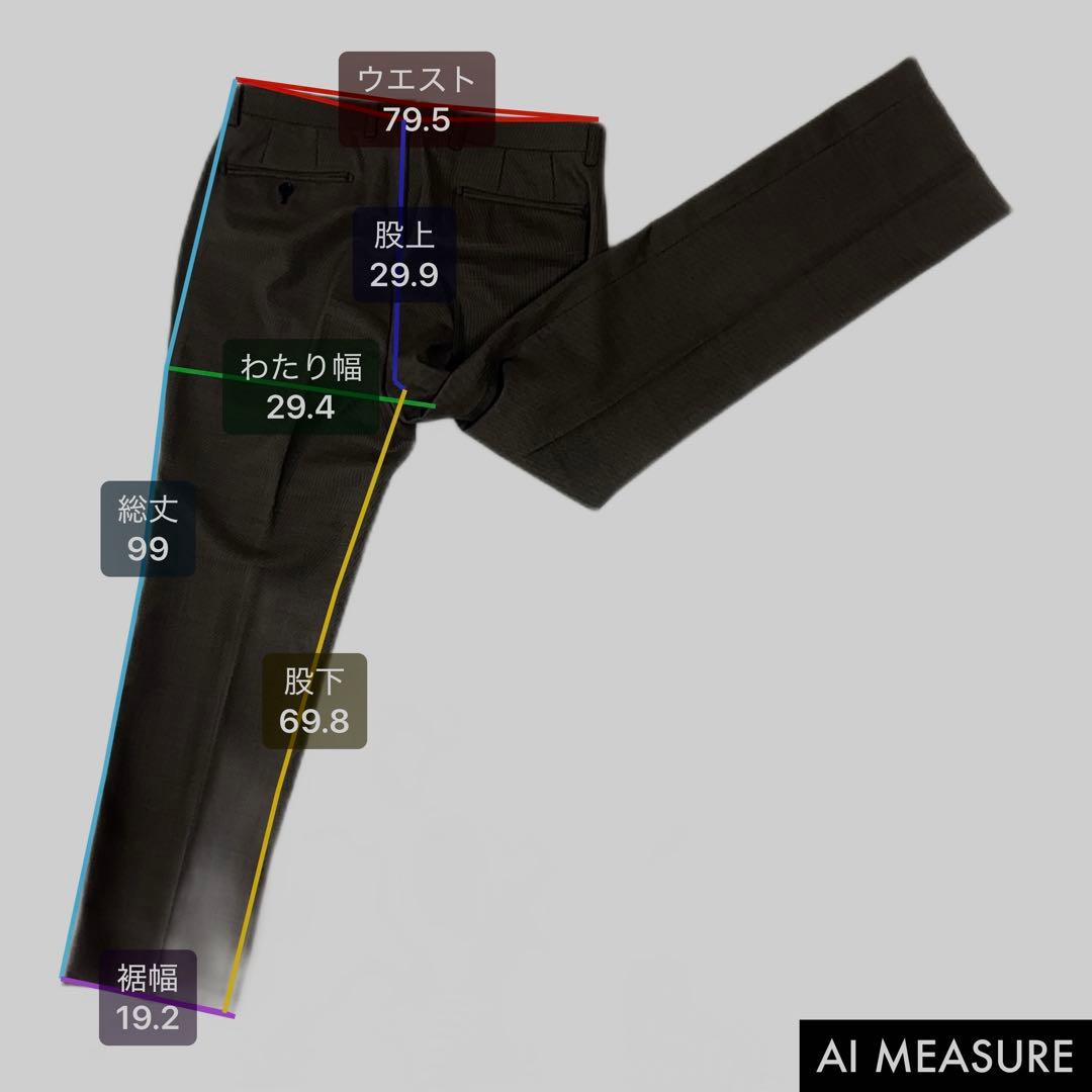 【美品】PAZZO collectionセットアップ ダークブラウン系 L相当