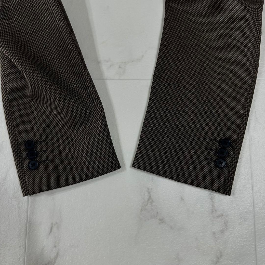 【美品】PAZZO collectionセットアップ ダークブラウン系 L相当