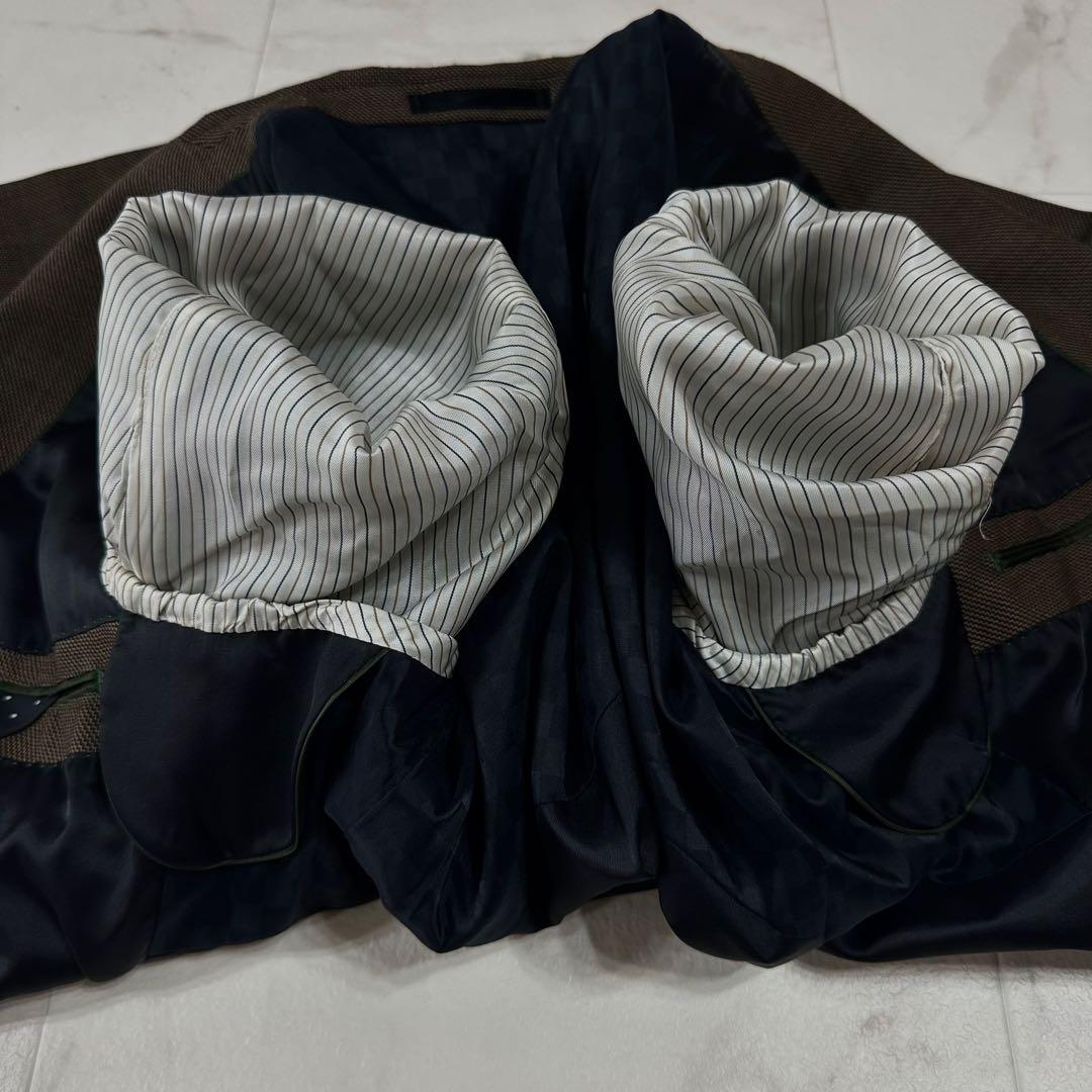 【美品】PAZZO collectionセットアップ ダークブラウン系 L相当