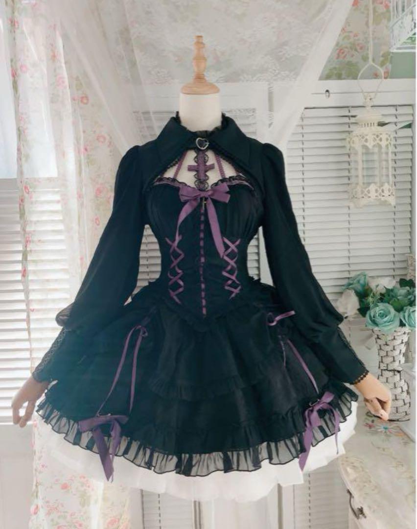 Alice Girls チョーカー付フリルワンピース　パープル　ゴスロリータ様