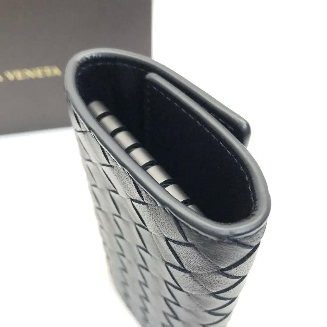 未使用✨極美品　BOTTEGA VENETA キーケース 6連　ブラック