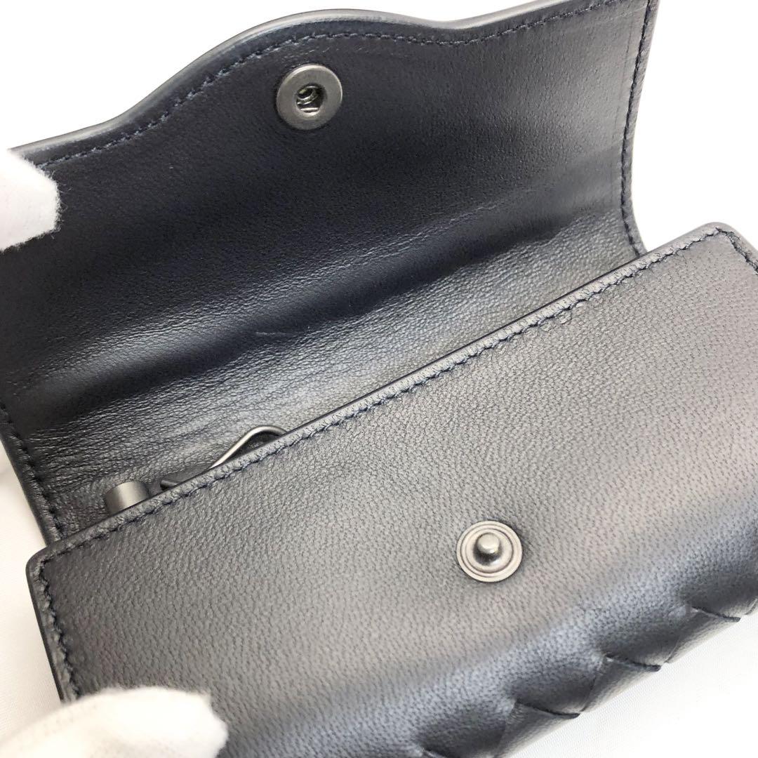 未使用✨極美品　BOTTEGA VENETA キーケース 6連　ブラック