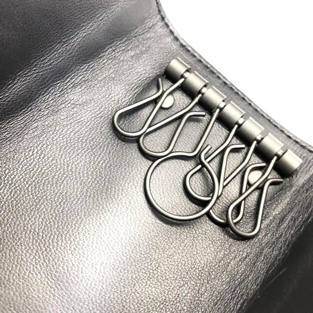 未使用✨極美品　BOTTEGA VENETA キーケース 6連　ブラック