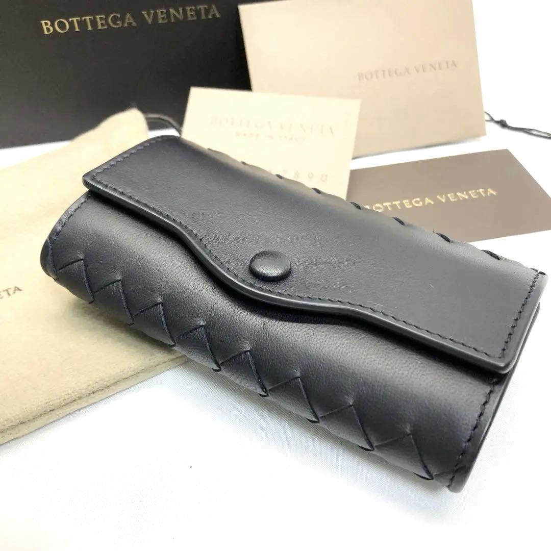 未使用✨極美品　BOTTEGA VENETA キーケース 6連　ブラック