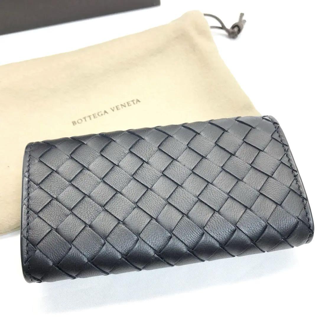 未使用✨極美品　BOTTEGA VENETA キーケース 6連　ブラック