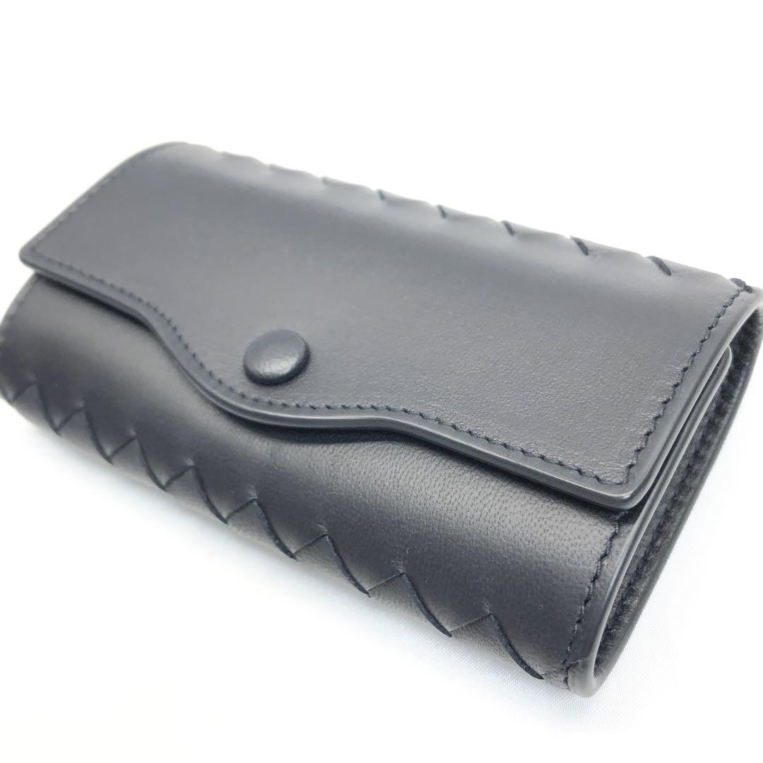 未使用✨極美品　BOTTEGA VENETA キーケース 6連　ブラック