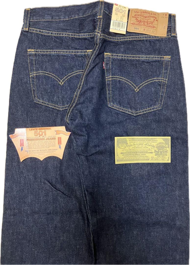 Levi's W32L32 USA製 デッドストック　ボタン裏553 真紺