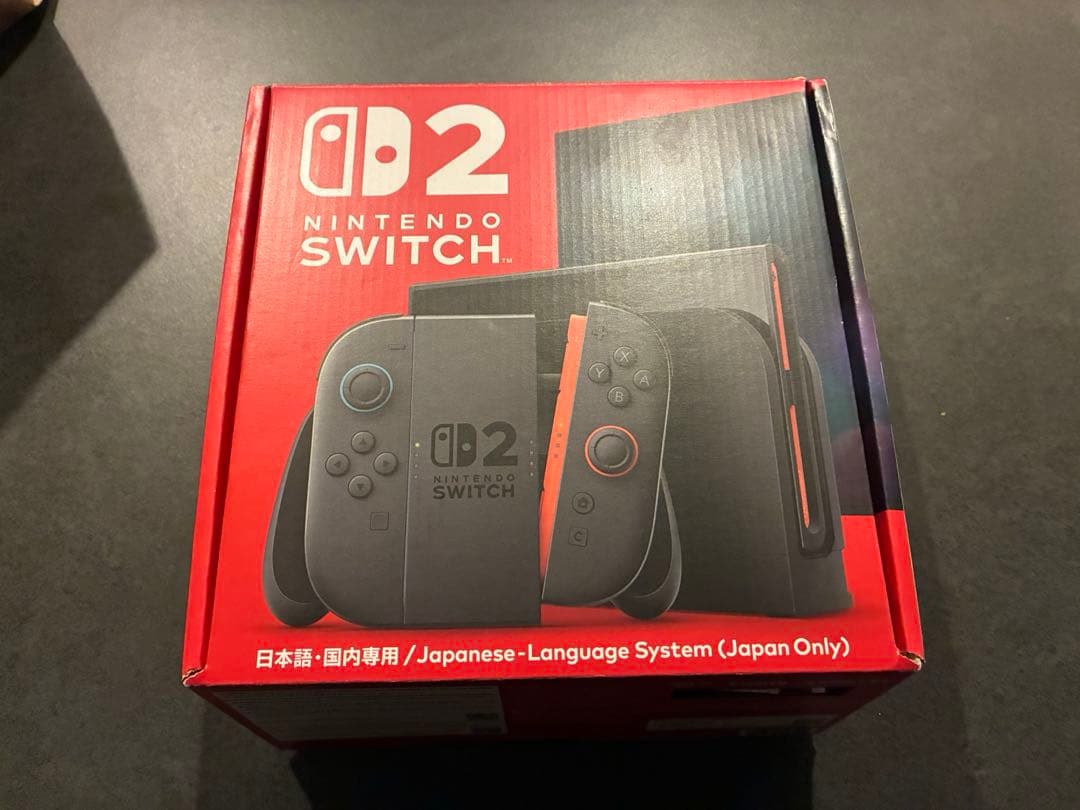 Nintendo Switch2 本体 マリオカート フィルム付き目立った傷や汚れなし