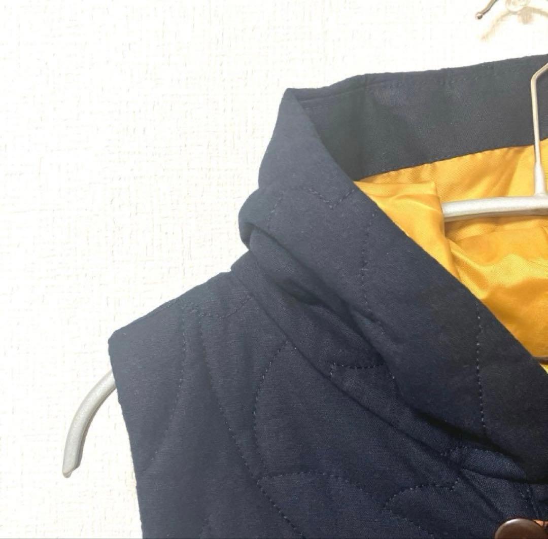 パラスパレス インディゴ キルト 寒芍薬柄 フード ベストM PAL’LAS PALACE