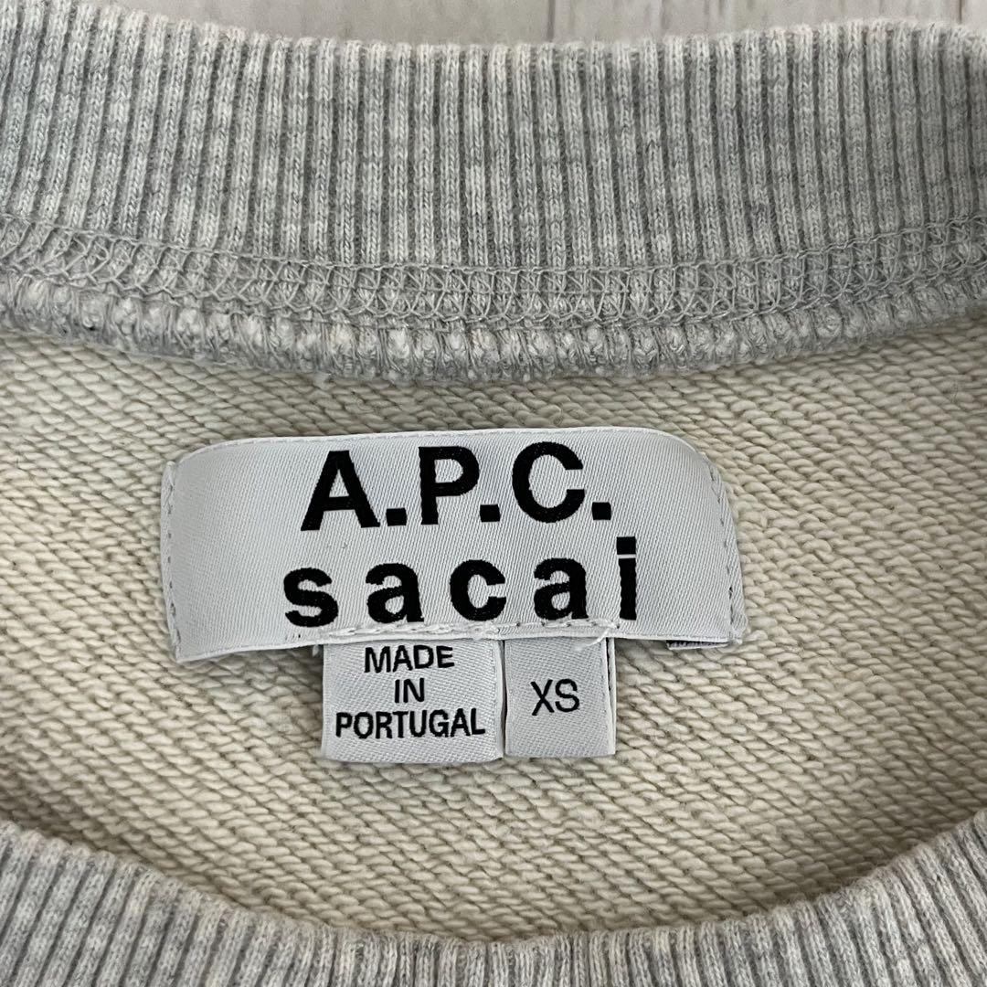 sacai x A.P.C. サカイ アーペーセー 21SS 別注 TANI SWEATSHIRT