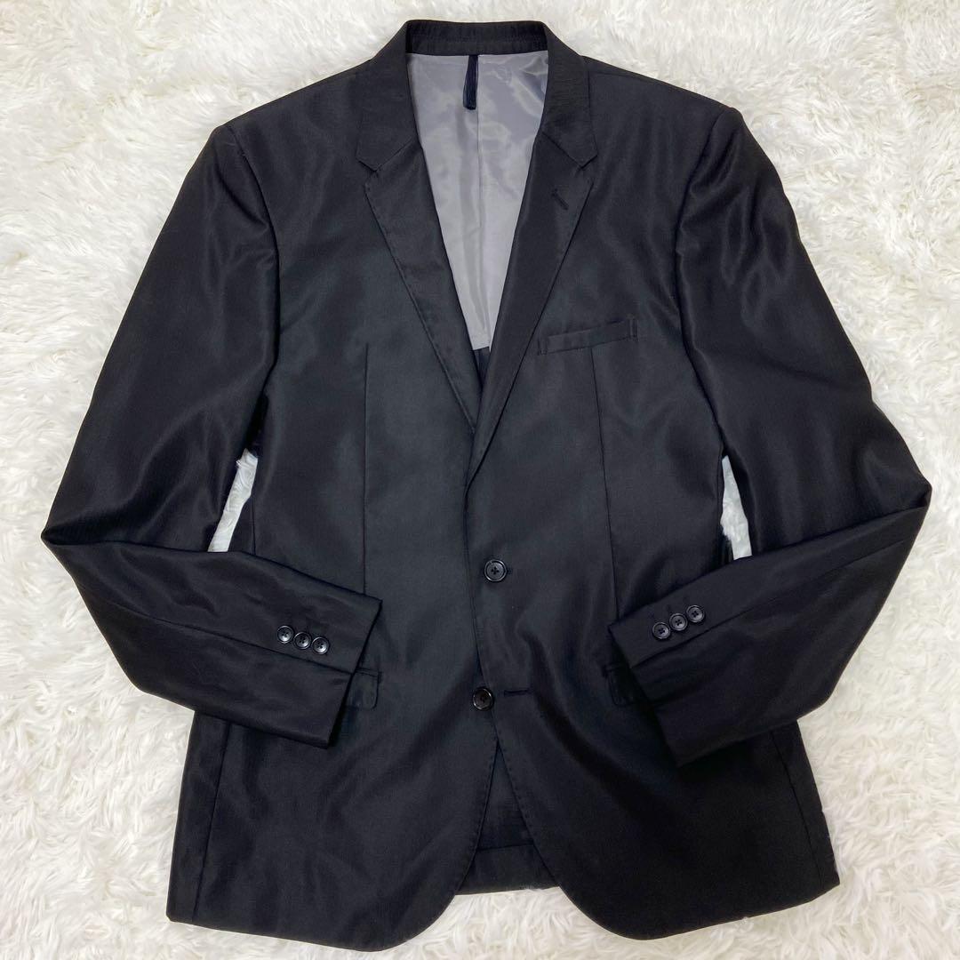 【未使用級】Lサイズ 光沢生地 スリーピース TAKAQ セットアップスーツ
