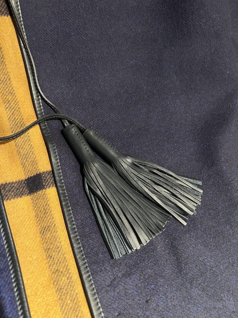 HERMES エルメス ポンチョ ストール コート