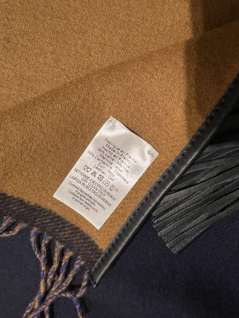 HERMES エルメス ポンチョ ストール コート