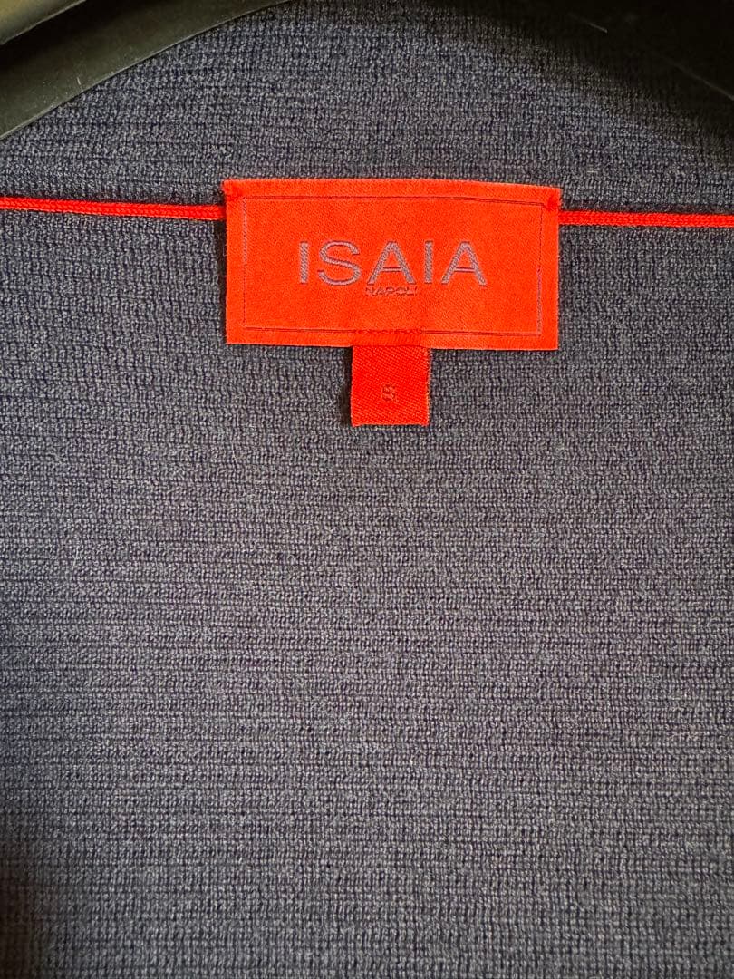 ISAIA ネイビー ニットジャケット Sサイズ　イタリア製 2025年最新】イザイア ニットジャケットの人気アイテム - メルカリ