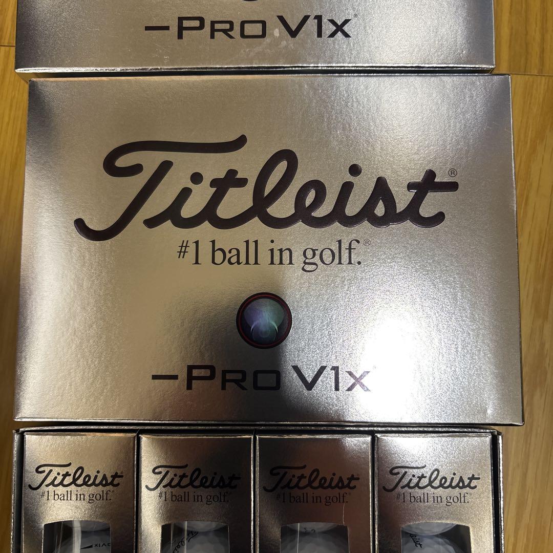 Titleist ーPro V1x ゴルフボール 3箱