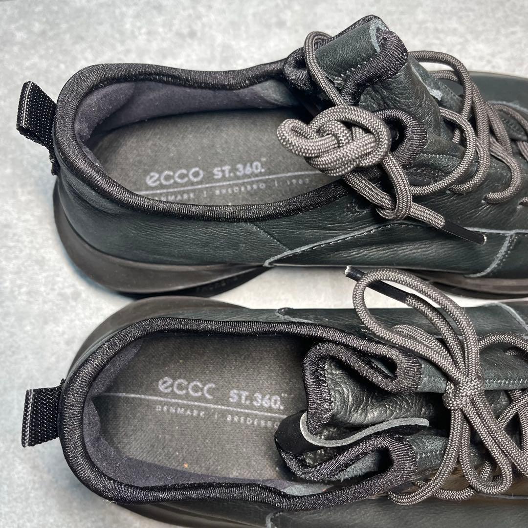 【極美品✨】ecco ST360 レザースニーカー