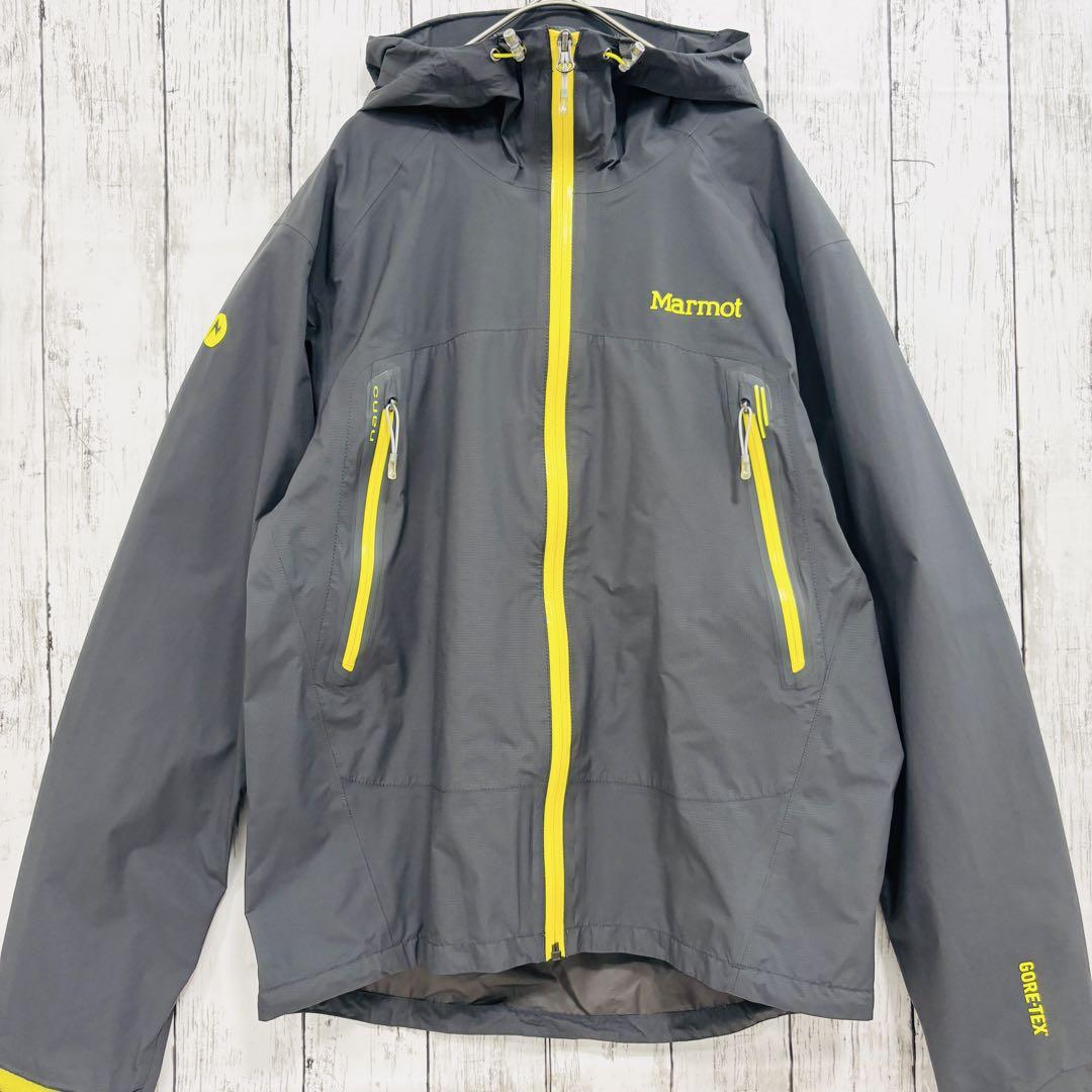 訳あり　マーモット　マウンテンパーカー　ゴアテックス　登山　撥水　グレー　Ｓ