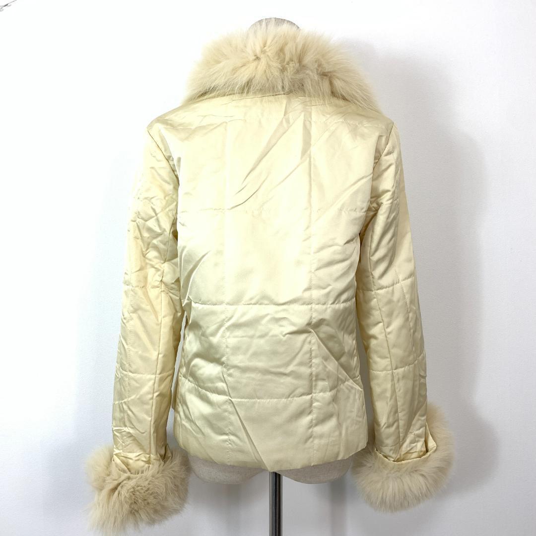 ボディドレッシングデラックス 中綿ジャケット クリームホワイト B8582 ボディドレッシングデラックス 中綿ジャケット クリームホワイト