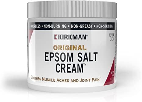 Kirkman – Epsom Salt Cream – 4oz Cream