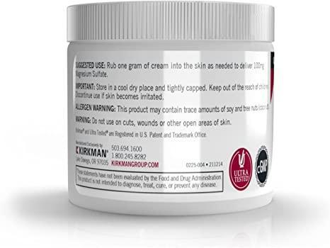 Kirkman – Epsom Salt Cream – 4oz Cream