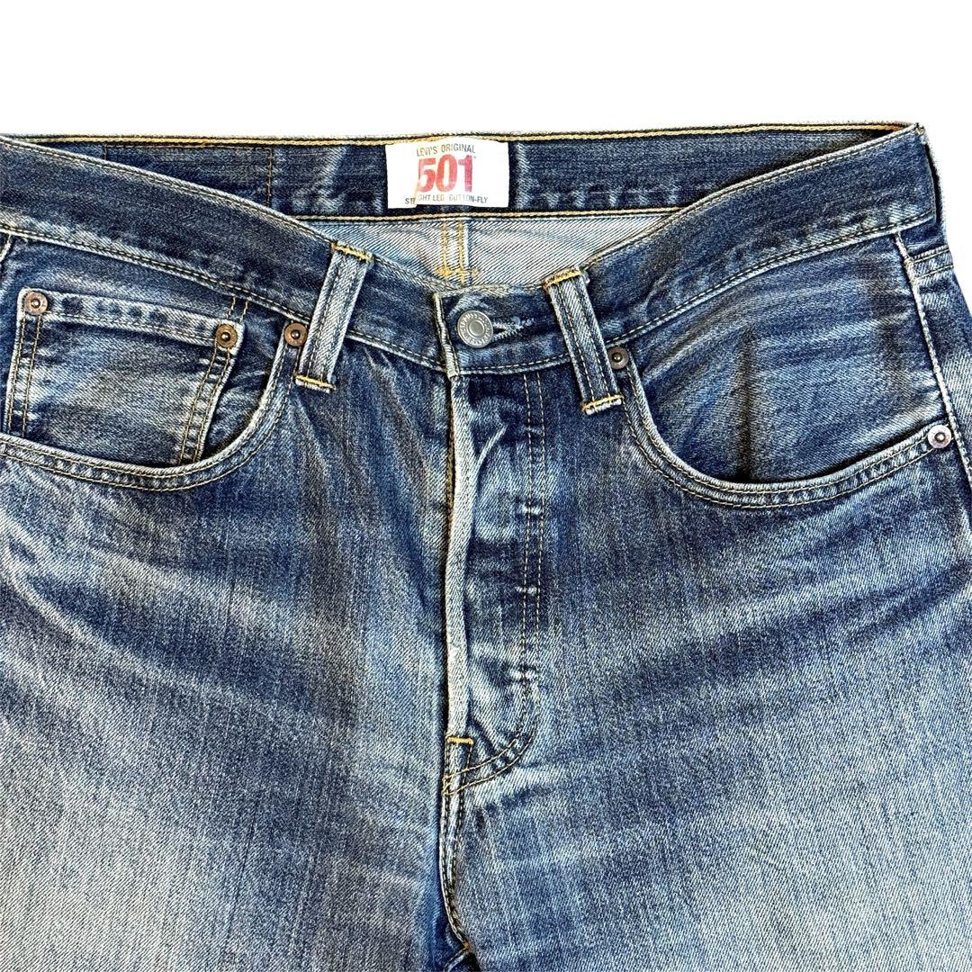 LeVI'sリーバイス 501 ダメージデニムフィリピン製 ひげ デニム LeVI'sリーバイス 501 ダメージデニムフィリピン製 ひげ デニム