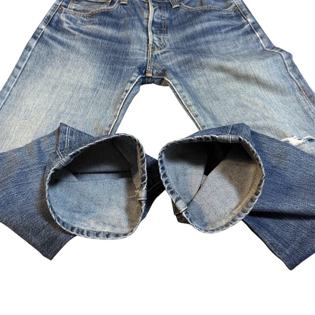 LeVI'sリーバイス 501 ダメージデニムフィリピン製 ひげ デニム LeVI'sリーバイス 501 ダメージデニムフィリピン製 ひげ デニム