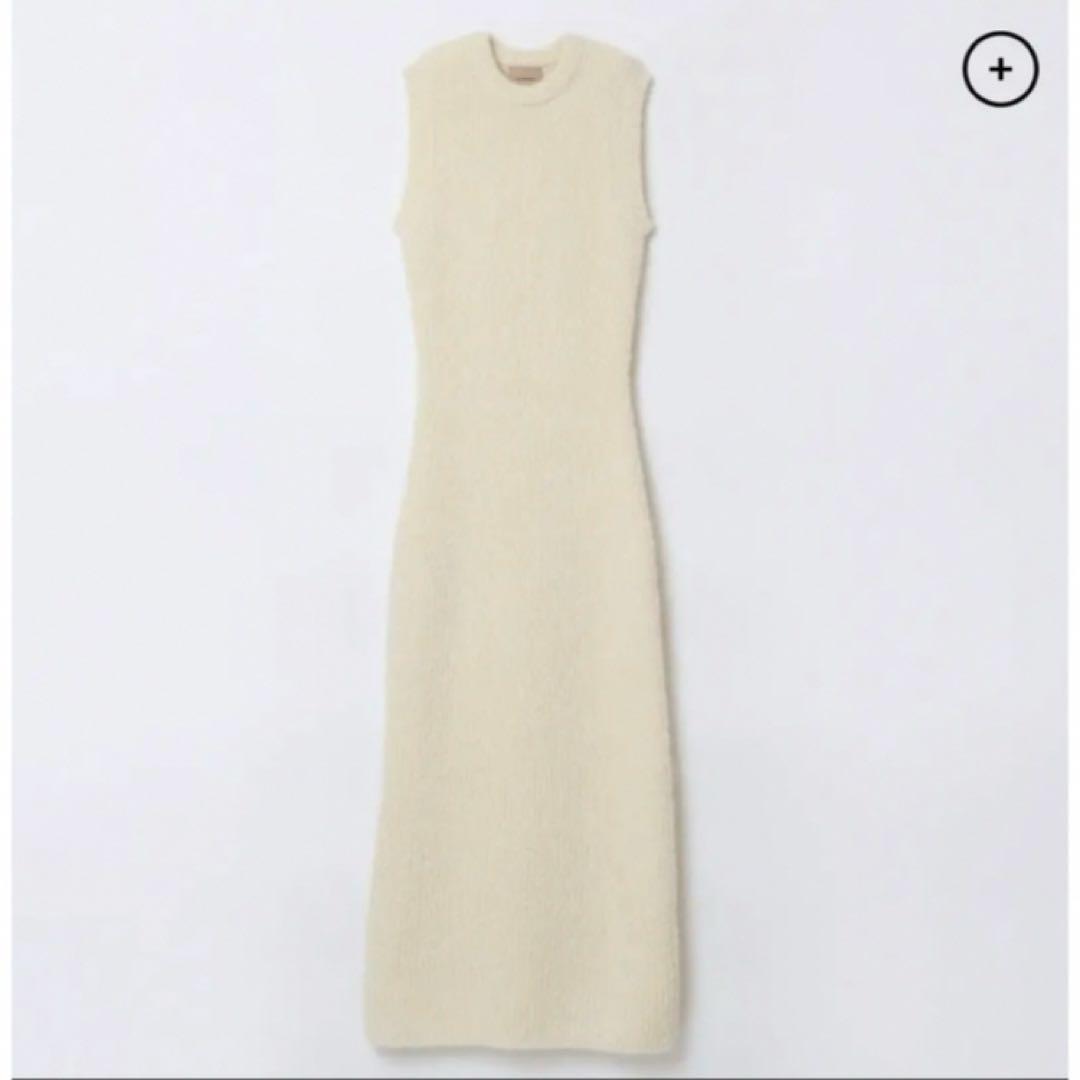THE SHISHIKUI Alpaca knit dress White - メルカリ