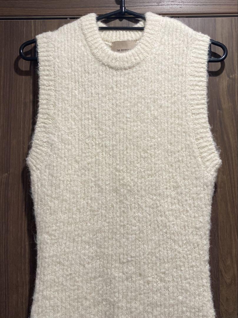 THE SHISHIKUI Alpaca knit dress White - メルカリ