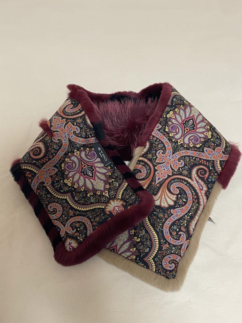 【新品未使用！箱・タグ・ショッパー付き！】ETRO ファーティペット 新品未使用！箱・タグ・ショッパー付き！】ETRO ファーティペット