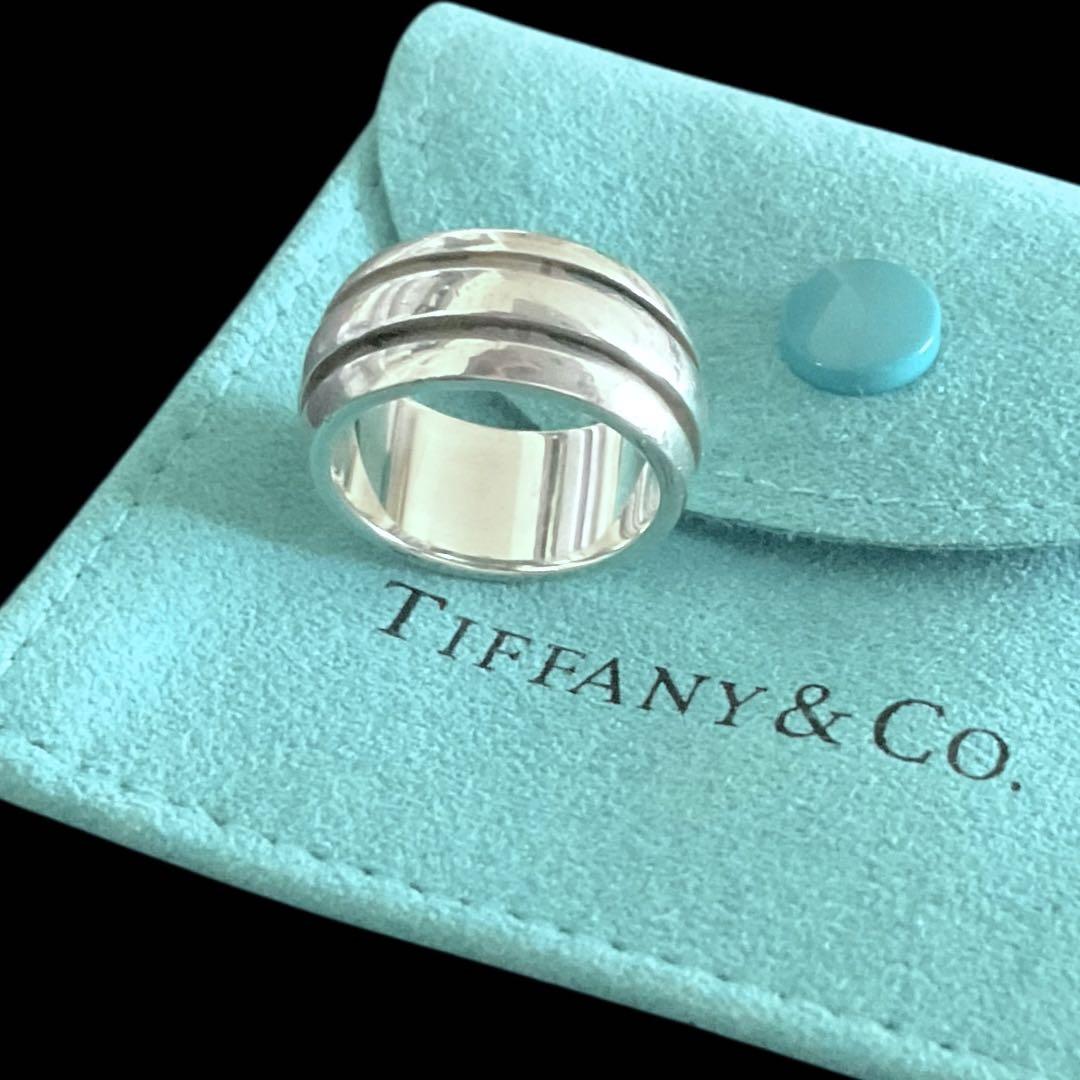 Tiffany & Co. カーブバンドリング – シルバー 925 – 9号 Tiffany & Co. カーブバンドリング – シルバー 925 – 9号 楽天