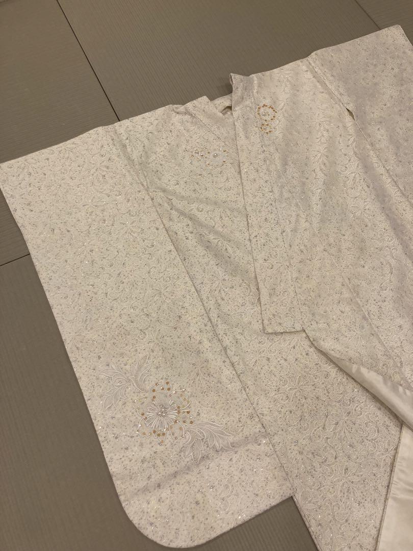 花嫁　スパンコール&ラメ洋風白無垢　美品
