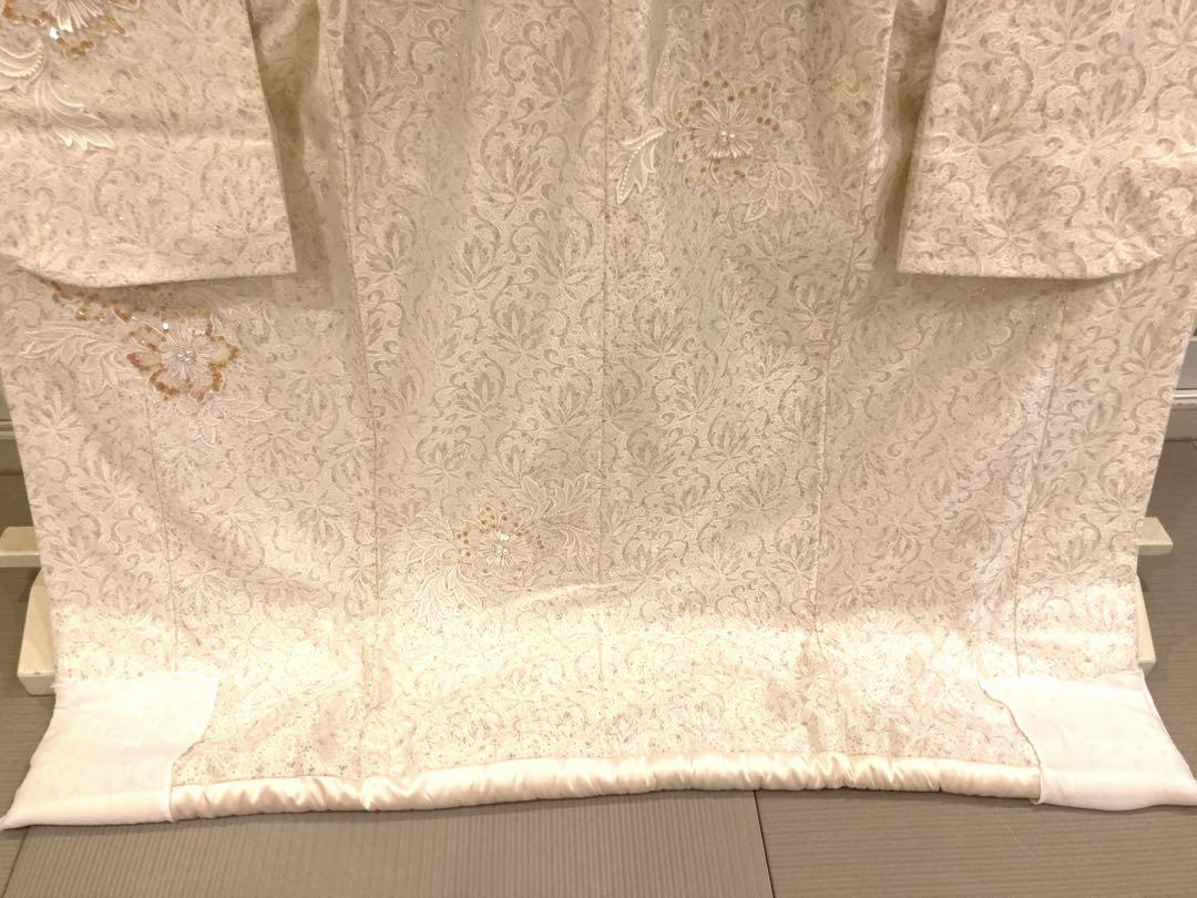 花嫁　スパンコール&ラメ洋風白無垢　美品