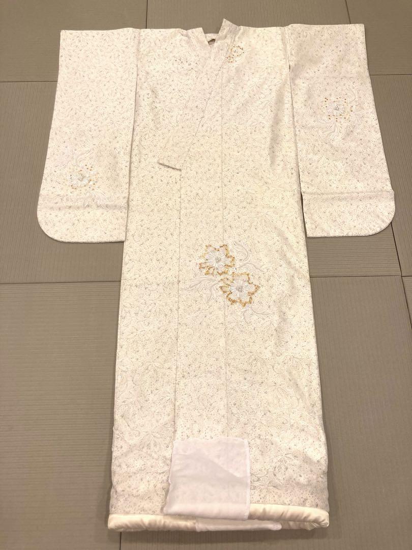 花嫁　スパンコール&ラメ洋風白無垢　美品