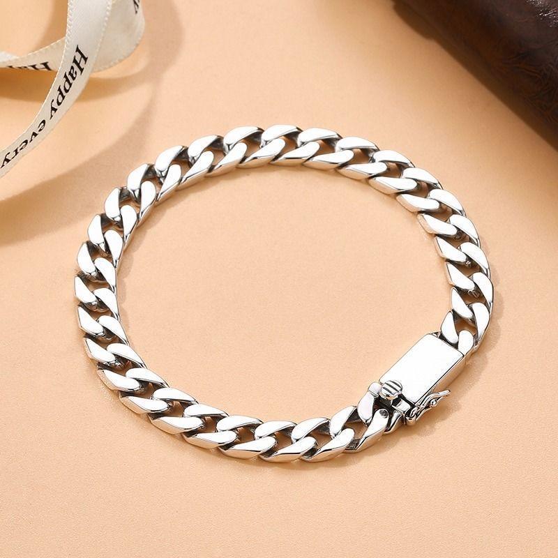 S925製 喜平ブレスレット 幅8mm 長さ18cm 26g 925シルバー製 S925製 喜平ブレスレット 幅8mm 長さ18cm 26g 925シルバー製