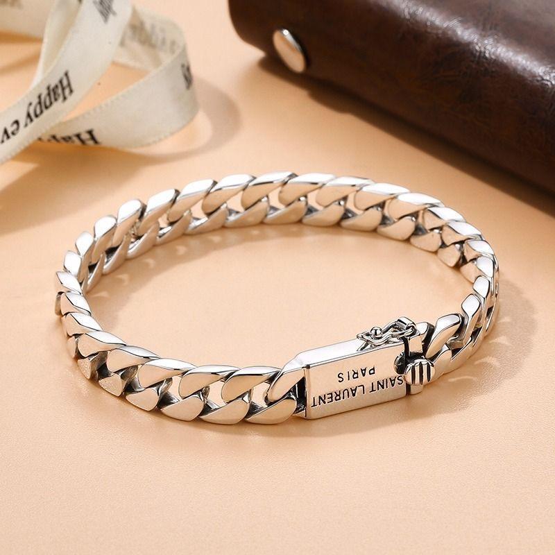 S925製 喜平ブレスレット 幅8mm 長さ18cm 26g 925シルバー製