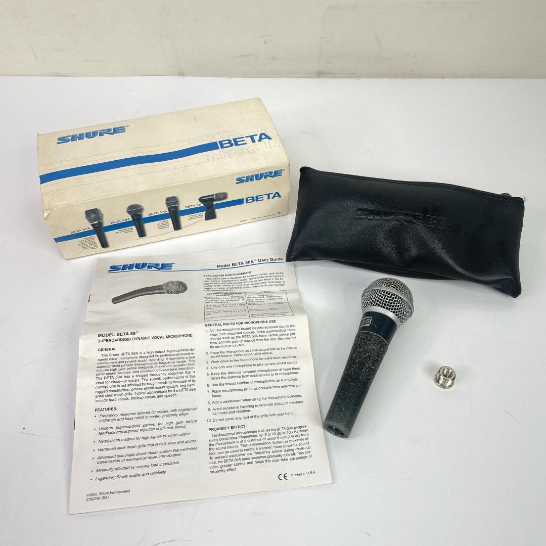 SHURE ダイナミックマイク BETA58A シュア