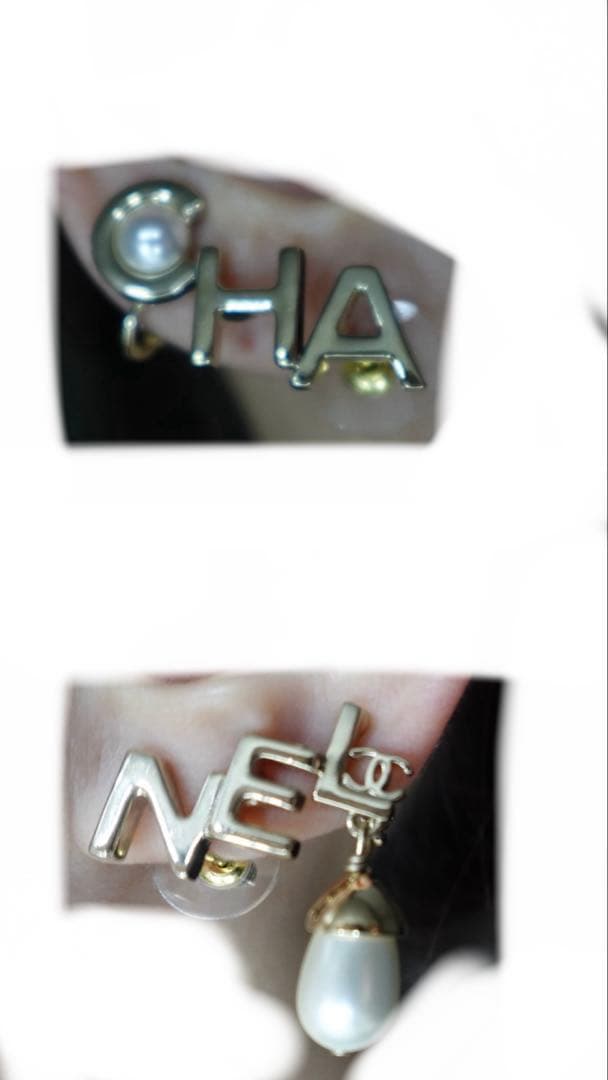 CHANEL シャネル ロゴデザイン ピアス