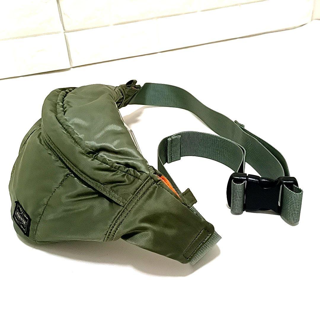【極美品★希少色】PORTER　ポーター　タンカー　ボディバッグ　セージグリーン