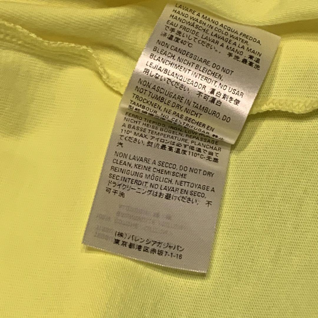 ☆バレンシアガ☆ロゴTシャツ☆ネオンカラー☆