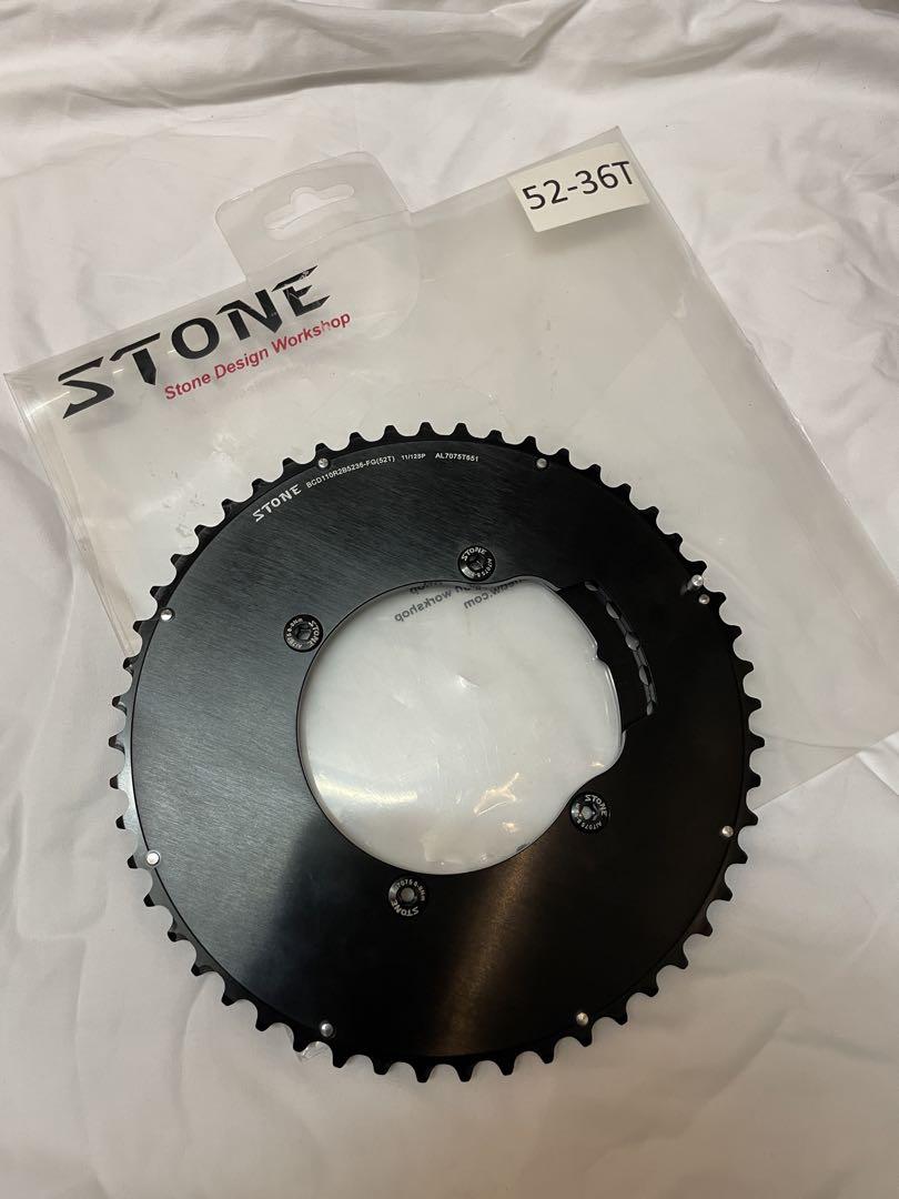STONE チェーンリング 52-36 BCD 110