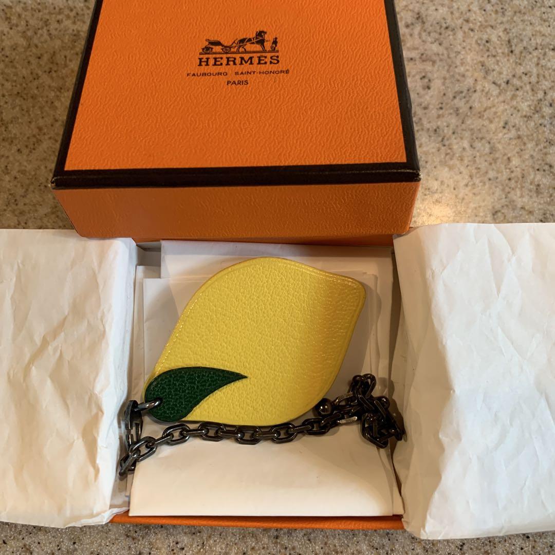 HERMES レモン型キーホルダー【新品未使用】