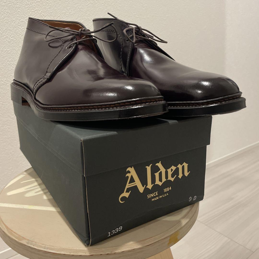 未使用 Alden オールデン 1339 コードバン チャッカブーツ
