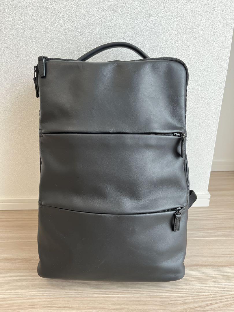 ZERO HALLIBURTON ゼロハリバートン レザーバックパックBK