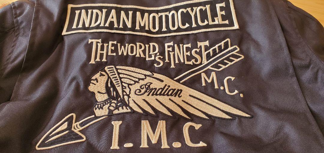 希少　Indian Motorcycleフライトジャケット/M/馬革 インディアン モーターサイクル フライト ジャケット バイク
