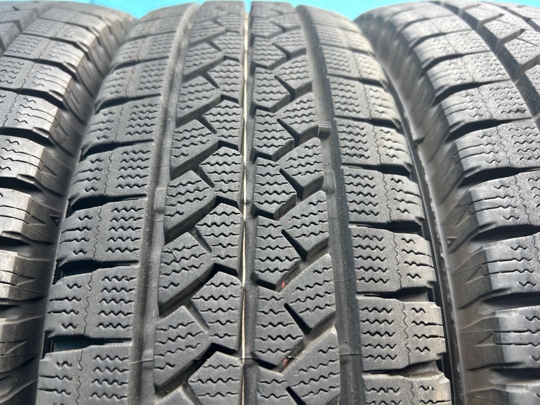 限定値下げ!!23年製♪超バリ山!!175/70R14 2023年製165R14 6PRバリ山!中古スタッドレスタイヤ4本セット