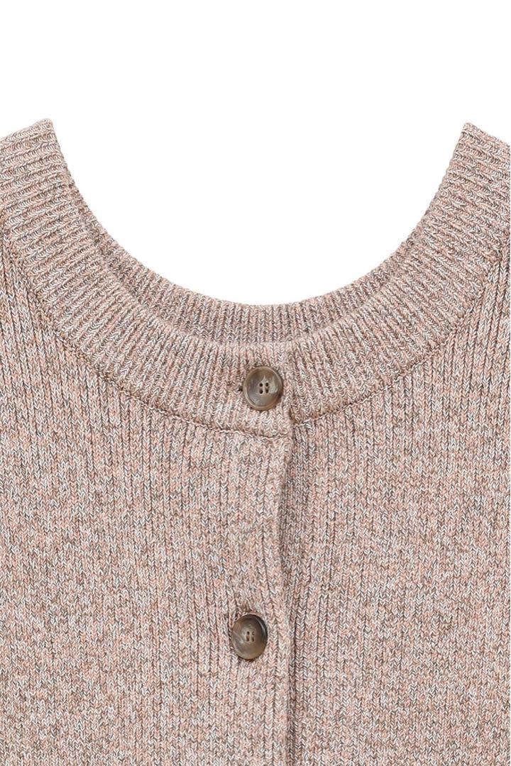 クラネWFACE COLOR MIX HOLE SLEEVE CARDIGAN セール】W FACE COLOR MIX HOLE SLEEVE C/D（カーディガン