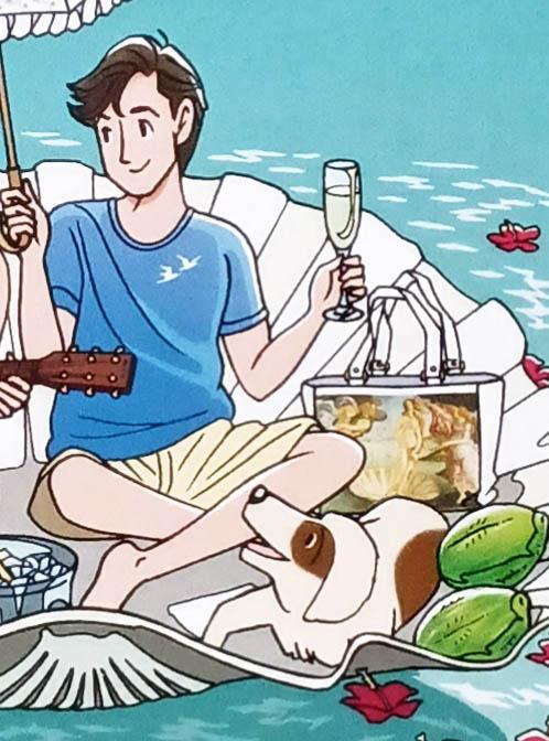 □新品未使用□ 額入りポスター⑫ わたせせいぞう SEIZOUWATASE