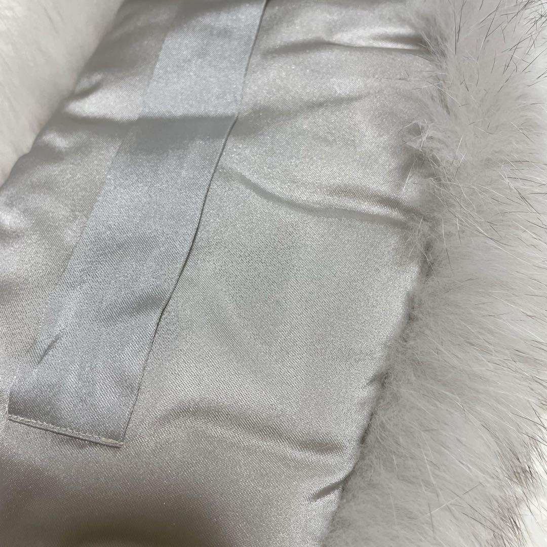 【極美品】高級 SAGA FOX 銀タグ　ファーショール 成人式  サガミンク