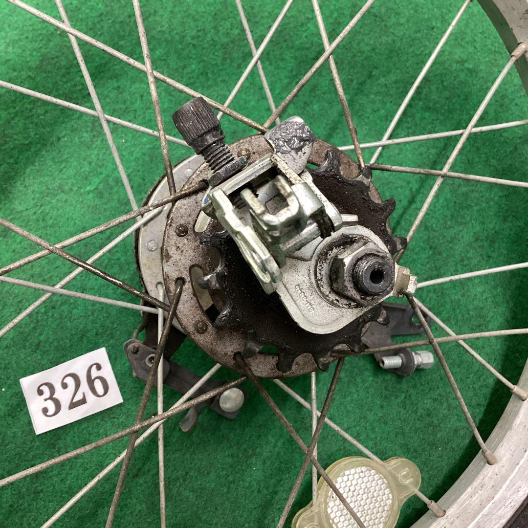 アルミ 内装３段リム　16x1.75 タイヤ付 16t リア 後用 16インチ
