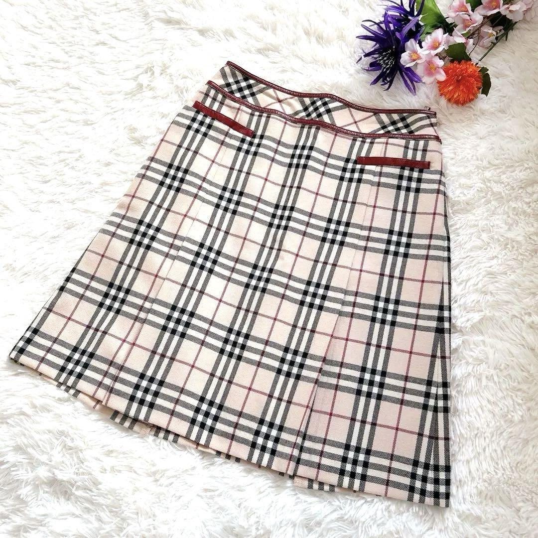 ❤︎美品❤︎BURBERRY BLUE LABEL ノバチェック　ボックススカート